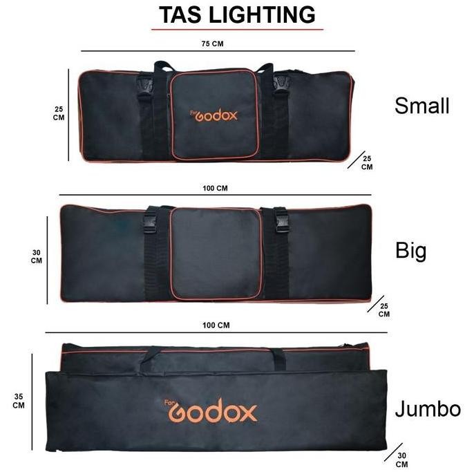 Berkualitas Lighting Studio Bag / Tas Lighting BIG / Tas paket studio (BESAR) MURAH