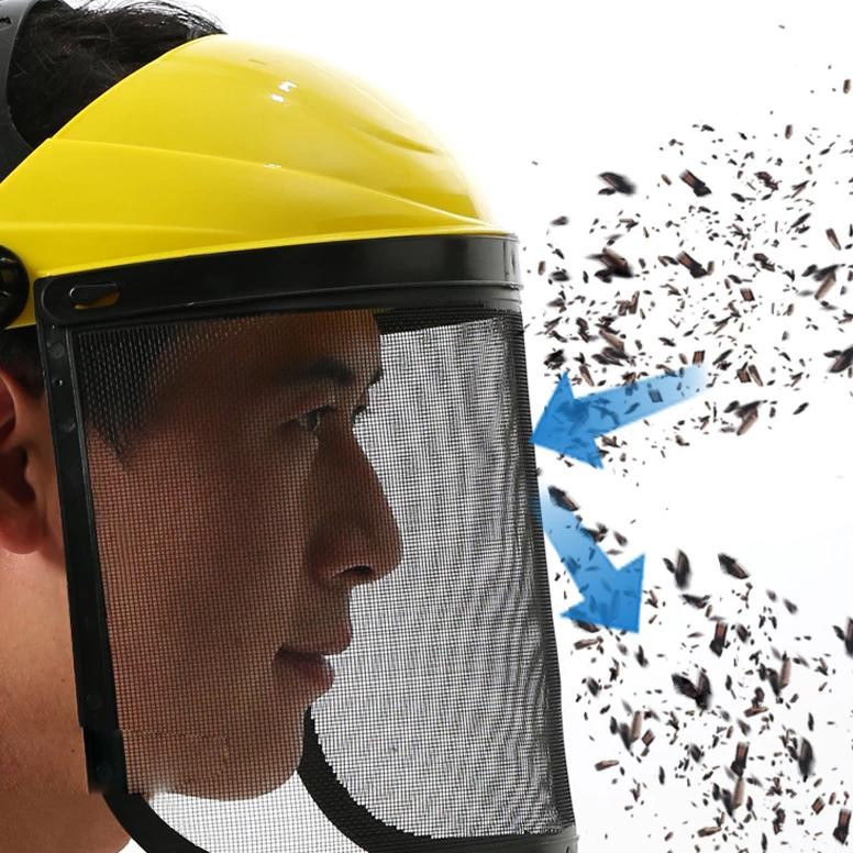 Topeng Helm Mesin Potong Rumput Alat Pelindung Face Shield Mesin Rumput KACAMATA LAS GERINDA HELM