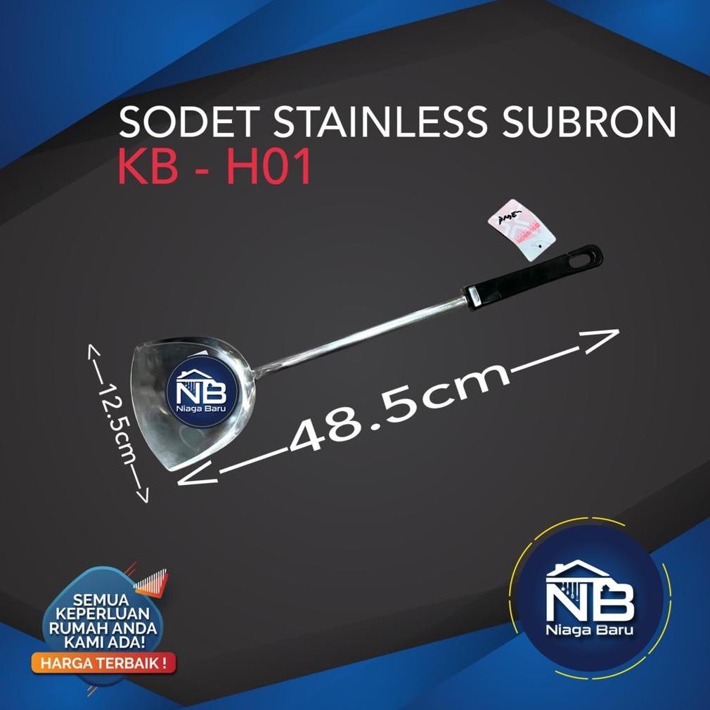 Spatula Sutil SODET Stainless Tebal Subron KbH01