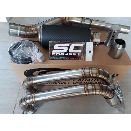 Knalpot SC Project Carbon Ninja 250Fi R25 MT25 CBR250RR Z250 Grade Ori