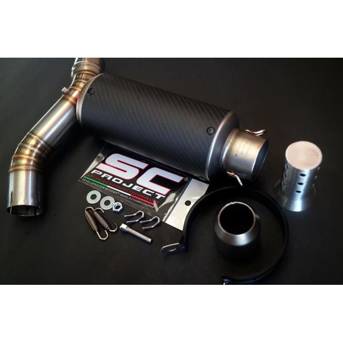 Knalpot SC Project Carbon Grade Ori Ninja 250Fi 2018 Mono R25 CBR250RR