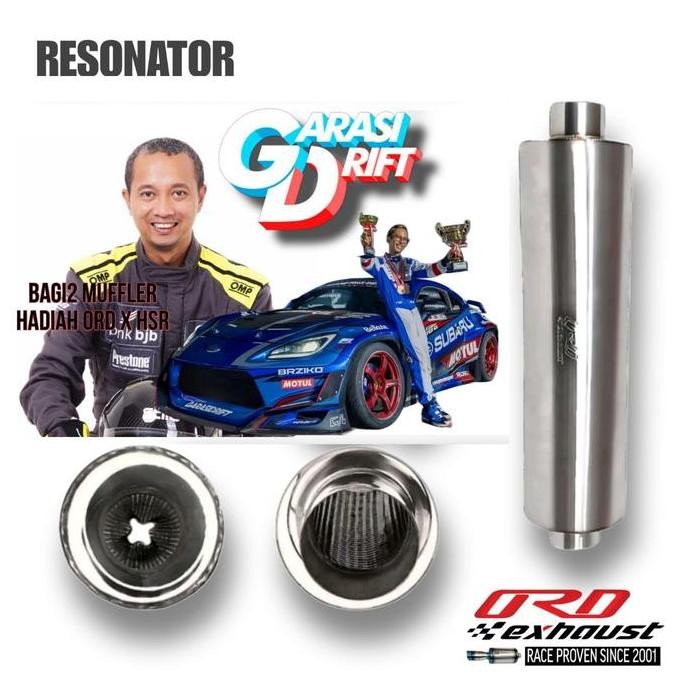 Exhaust Knalpot Racing Mobil Bass Resonator mobil manual ORD exhaust