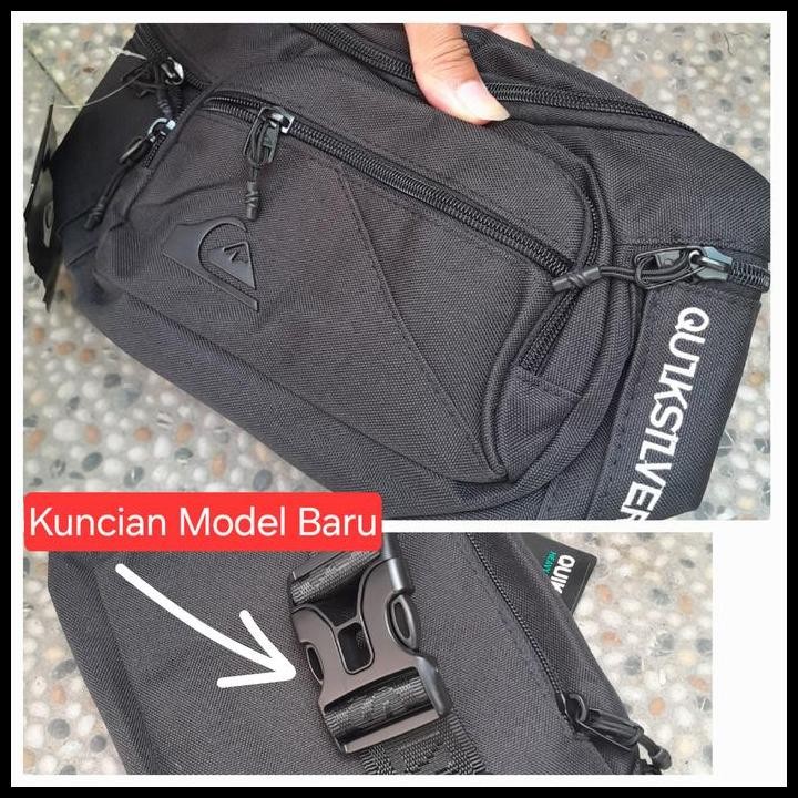 Terlaris Quiksilver 100% Original Waistbag Tas Pinggang/Slempang Waist Bag Pria High Quality