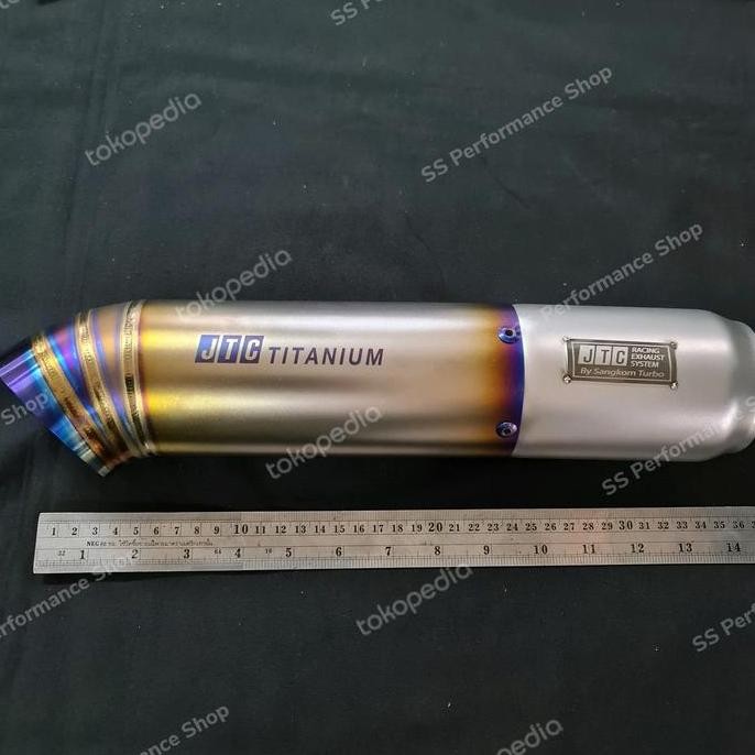 JTC MUFFLER TITANIUM TIP MODEL JS RACING