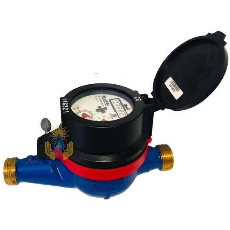 Produk Baru Meteran Air ITRON 1/2 Inch Kuningan Original - Standar PDAM 1 PCS