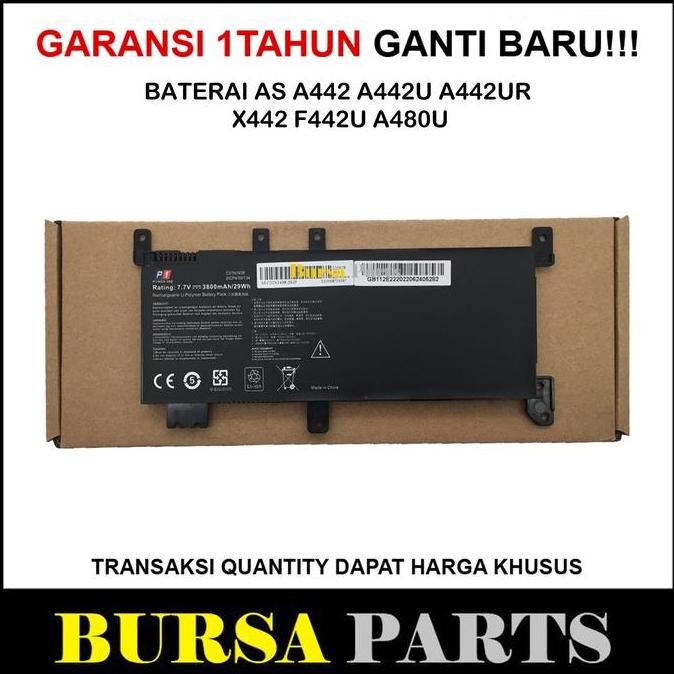 Baterai Laptop ASUS X442 A442 A442U A442UR F442U A480U
