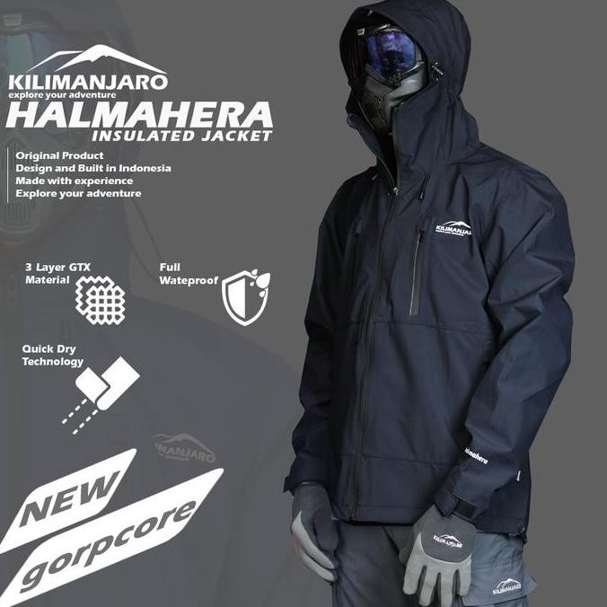Jaket Gorpcore Kilimanjaro Halmahera 3 Layer Waterproof - Rain Jacket