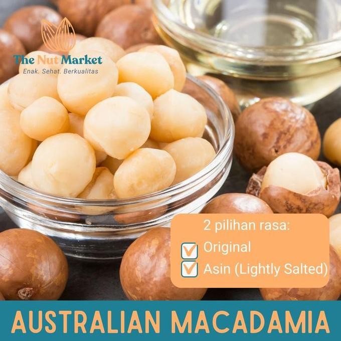 

Enak! Macadamia Panggang (Roasted Macadamia) Imported, 500 Gram Murah!