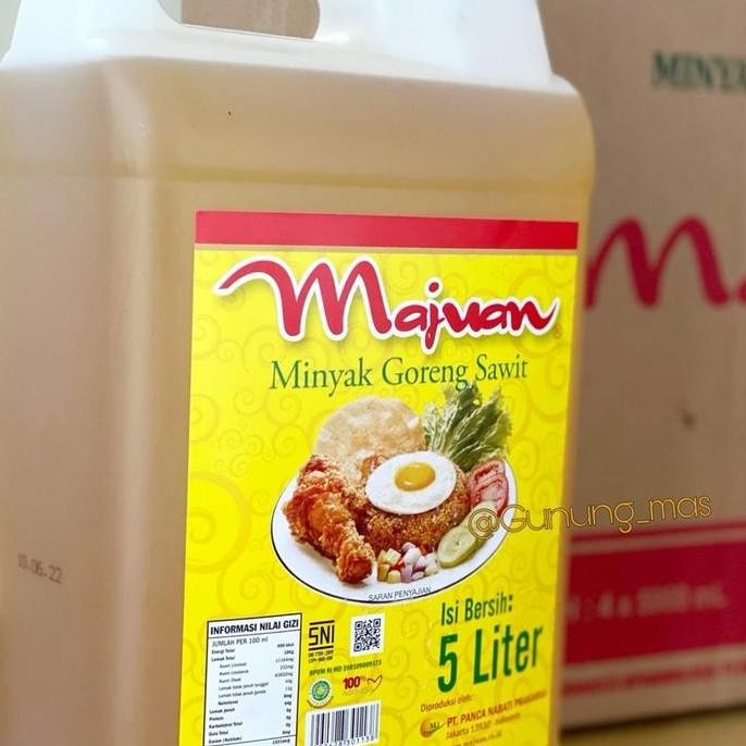 

Minyak Goreng Majuan 5 Liter Jerigen