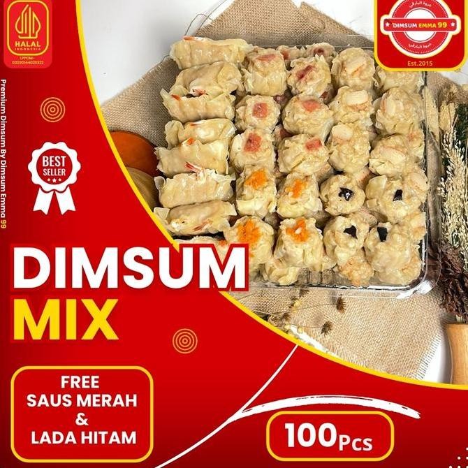 

Dimsum Ayam Premium Isi 100 Pcs Gratis Saus Harga Pabrik Halal & Frozen