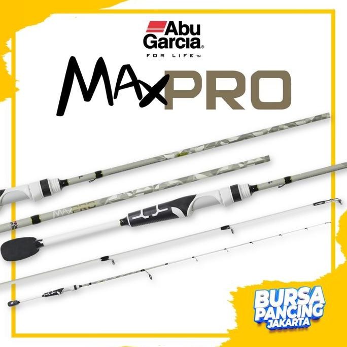 Tersedia ABU GARCIA Joran Pancing SPINNING & BAITCASTING MAX PRO FULL FUJI RING GUIDE & FUJI REEL SE