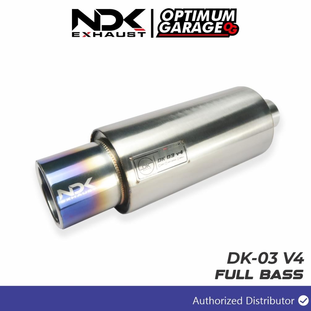 New Produk Mufler NDK Exhaust DK-03V4 Silincer Kenalpot Mobil Racing Kenalpot Racing MobilKnalpot Mo