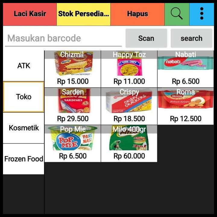 Terlaris Software Kasir Pos Retail Android Full Support Hp Tablet Printer Laci Good Quality