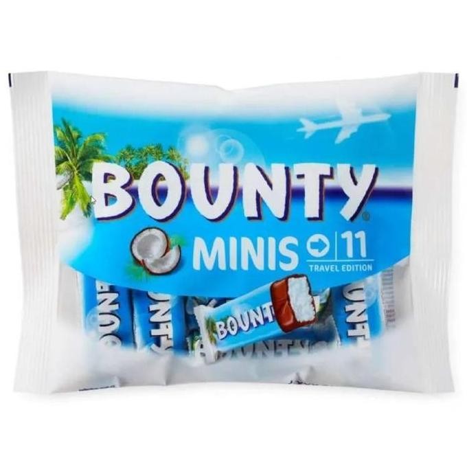 

Bounty Minis Chocolate 333 Gram Isi 11 Pcs (Made In Netherlands)