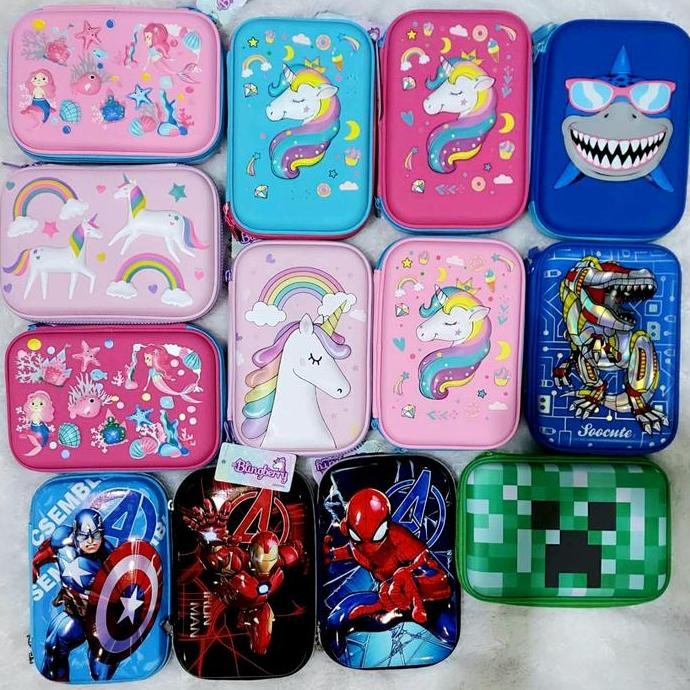 

Kotak Pensil Unicorn 3D tempat pensil smiggle unicorn kado anak MURAH