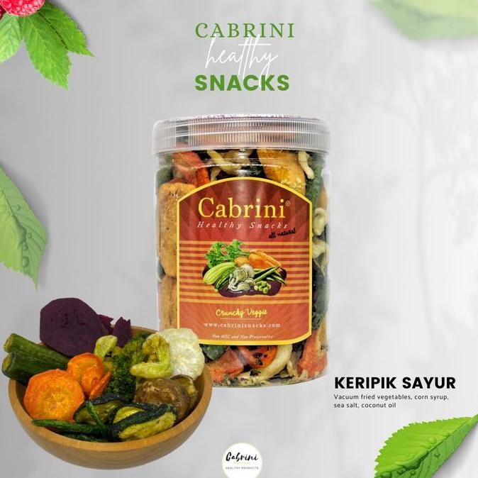 

Cabrini Healthy Snacks - Crunchy Veggie (Small) Keripik Sayur Premium
