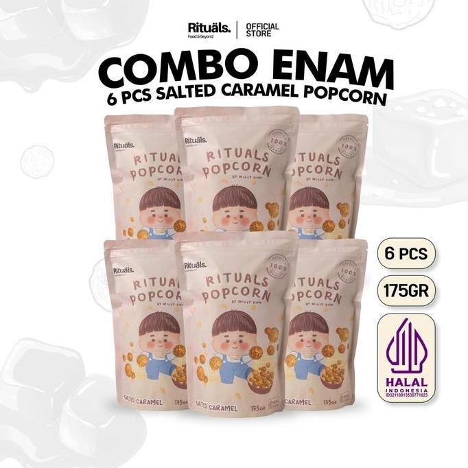 

[Combo Enam] 6 Bungkus Rituals Popcorn Caramel Large