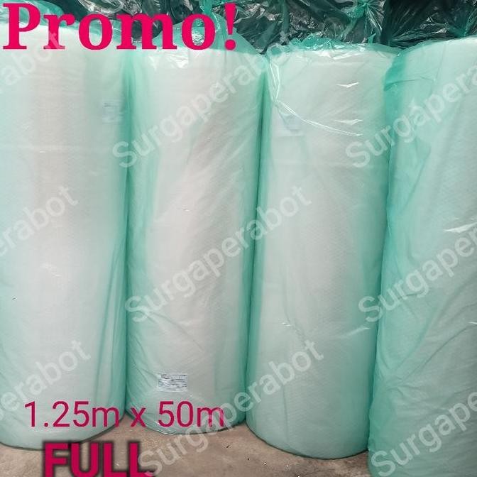 

ready stock BUBBLE WRAP PUTIH BENING 1 ROLL MURAH BANDUNG BUBLE WARP PREMIUM