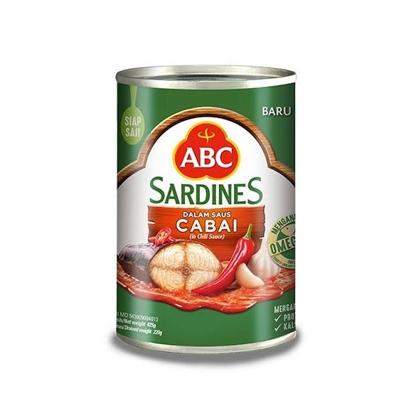 

ready ABC SARDINES CHILI 425 GR - SARDEN murah