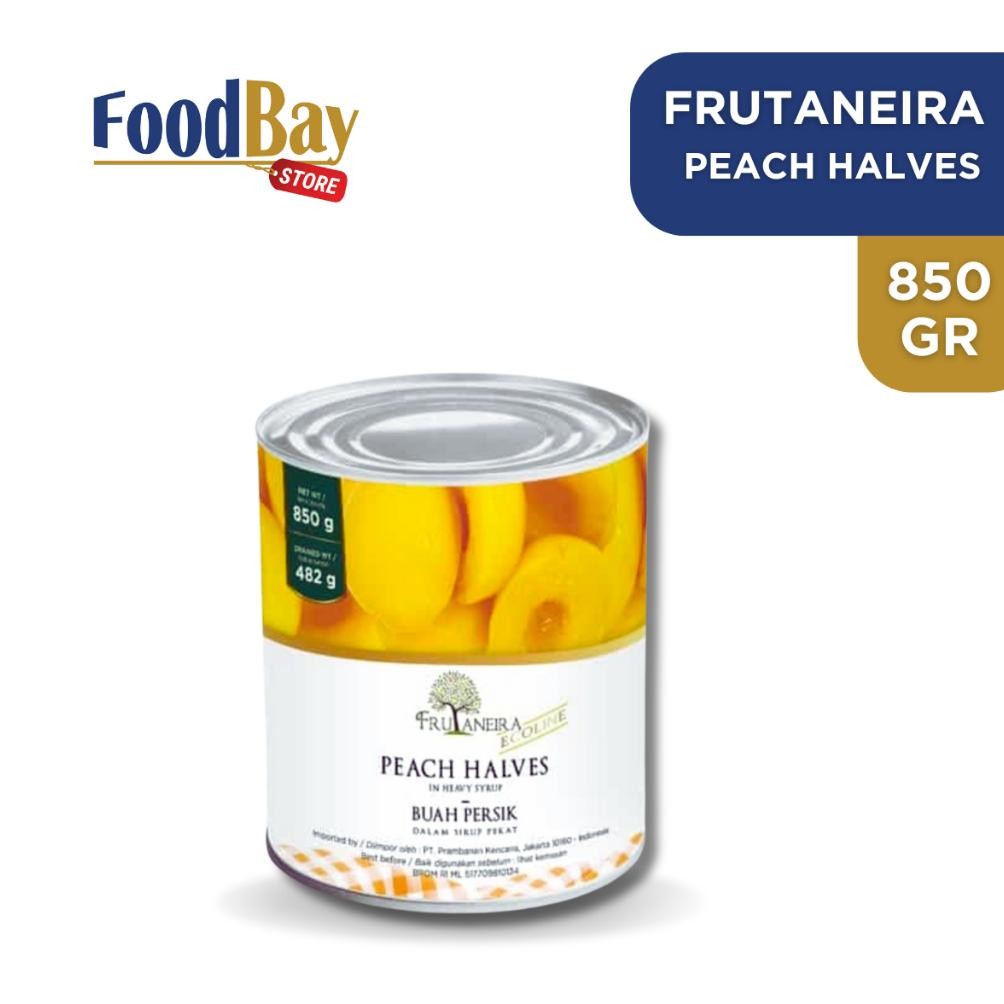 

ready FRUTANEIRA-ECOLINE Peach Halves in Syrup 850 Gr murah