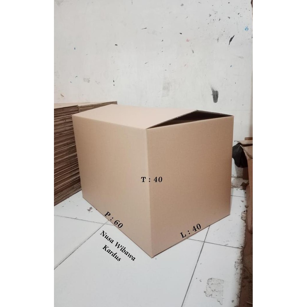 

ready stock Kardus Box 60x40x40 Doublewall