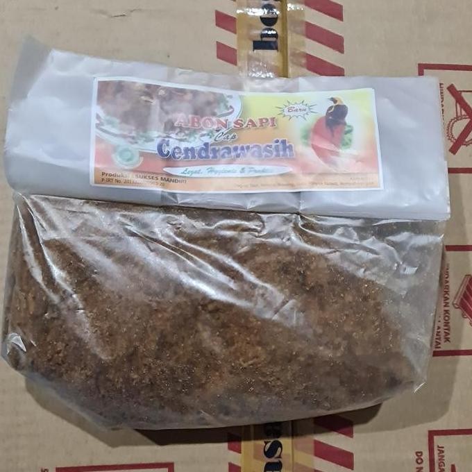 

Murah Abon Sapi Cap Cendrawasih 1 Kg