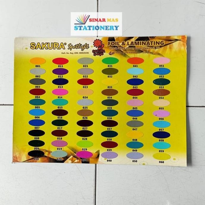 

baru Kertas Cover Jilid Foil Fuji Sakura / Kertas Fuji Spotlight Foil dan Laminating