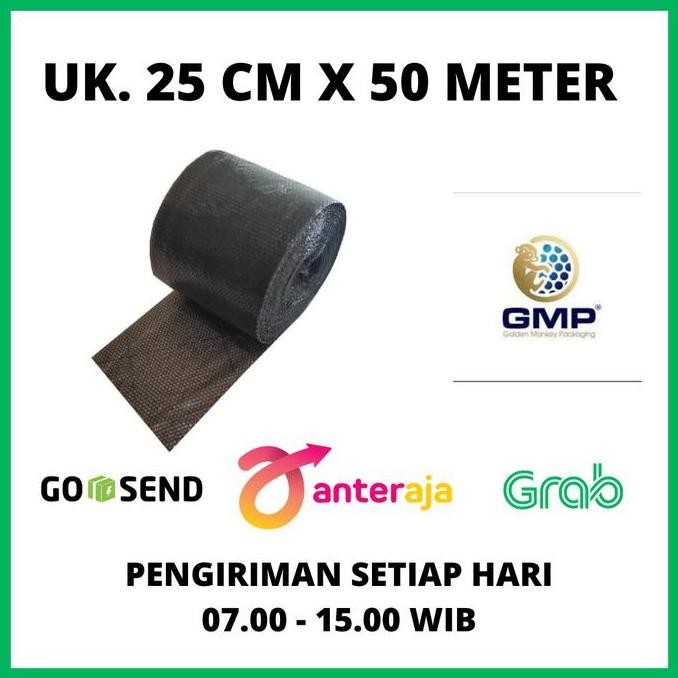 

ready stock BUBBLE WRAP MURAH ROLL 50 METER PUTIH / HITAM GRAB/GOSEND ONLY