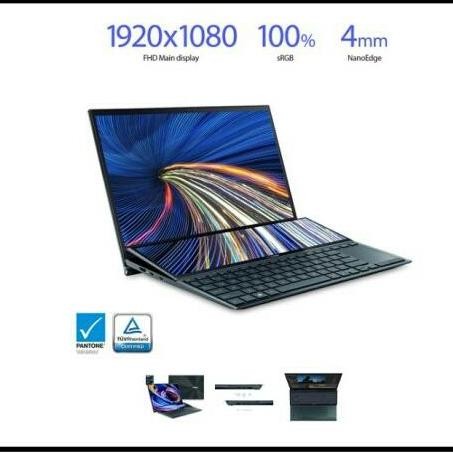Asus Zenbook Pro DUO UX482 Touch i7 1165G7 14.0 FHD 8GB 512GB ssd W10
