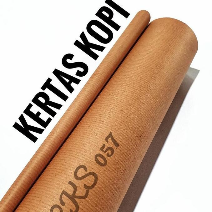 

ready stock Kertas Kopi / Kertas Sampul Cokelat 90cm x 120cm