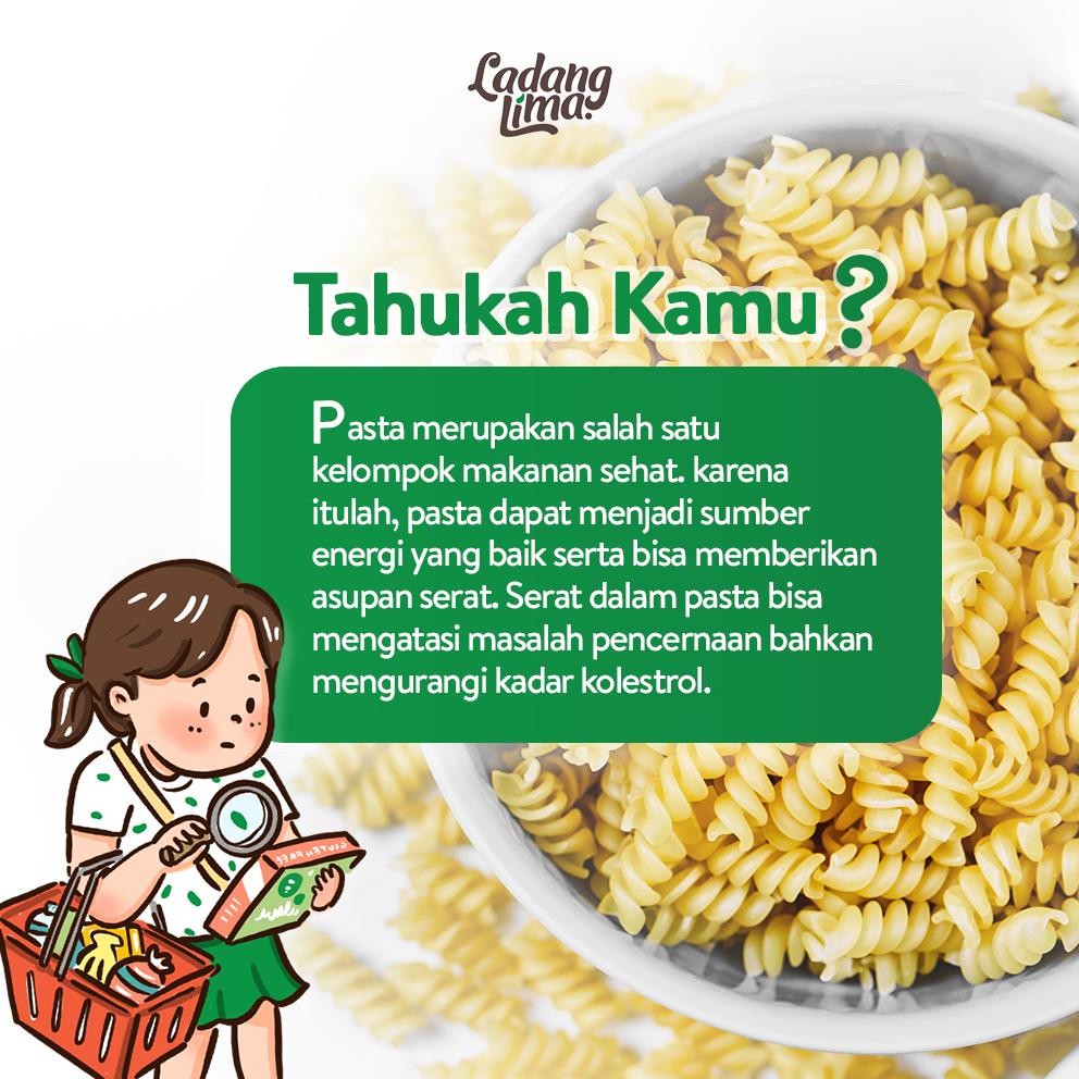 

ready Pasta Fusilli 500g - Pasta Gluten Free Ladang Lima murah