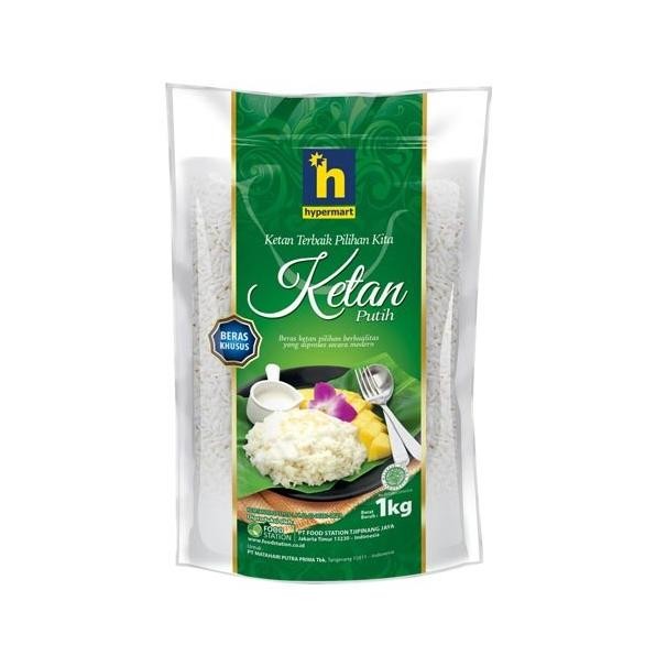 

ready HYPERMART KETAN PUTIH 1 KG FS murah
