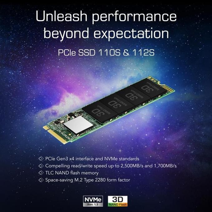 Transcend SSD M.2 PCIe MTE110S NVME
