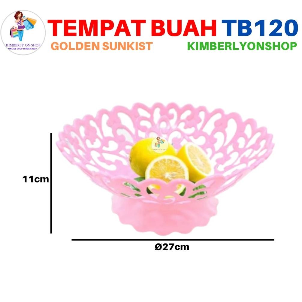 Tempat Buah Piring Buah Wadah Saji Buah Tb 120 Golden Sunkist Stock