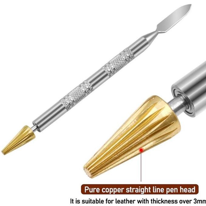 

ready Alat Cat Pinggiran Tepi Kulit - Leather Edge Dye Roller Pen