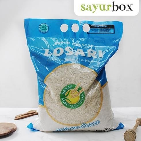 

ready Agro Nusantara Beras Losari 3 kg Sayurbox murah