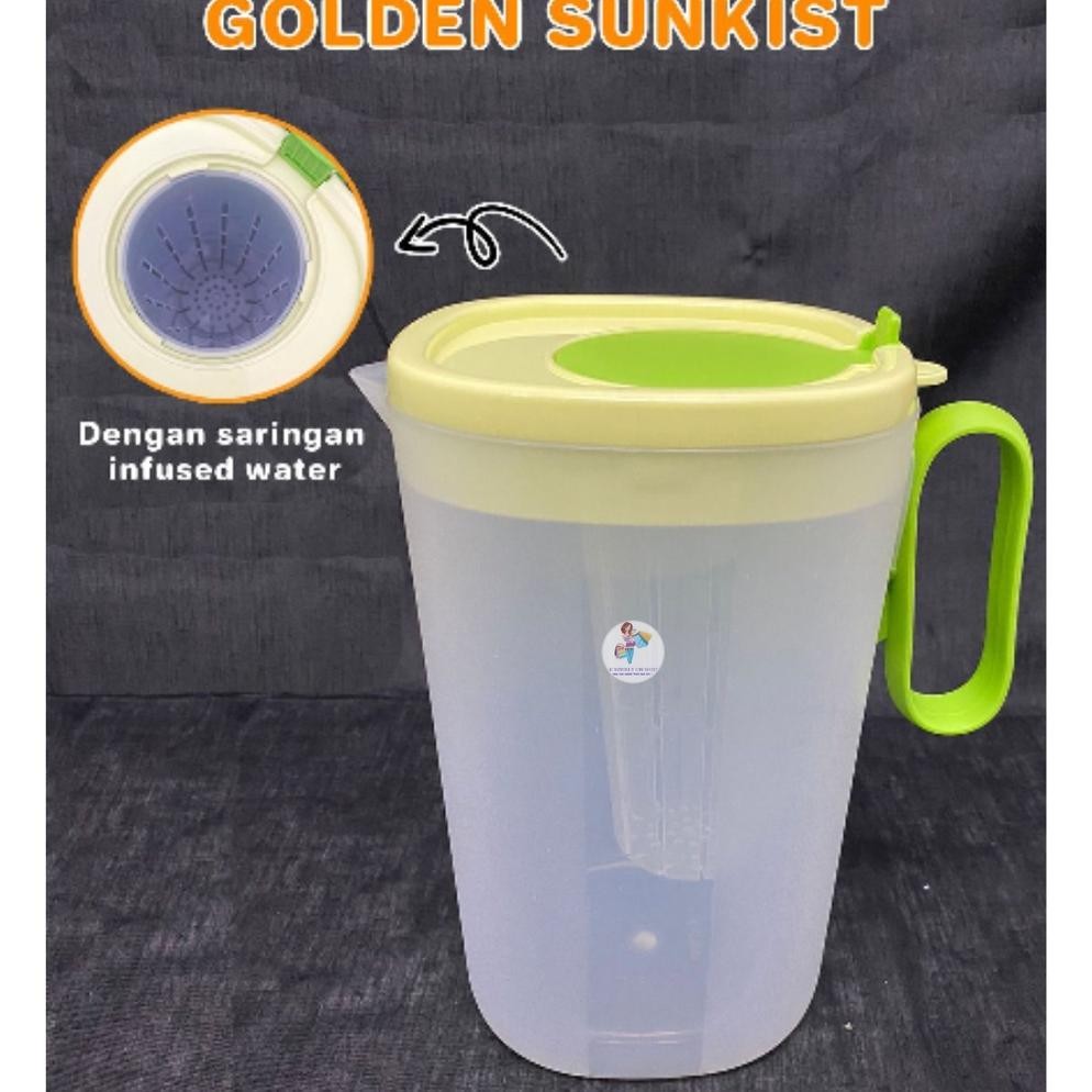 Teko Air Minum Tempat Air Minum 1500 2200 Ml Golden Sunkist Viral