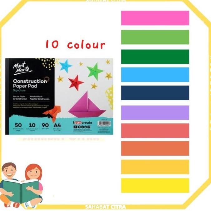 

baru KERTAS CONSTRUCTION PAPER / ORIGAMI DOUBLE FACE A4