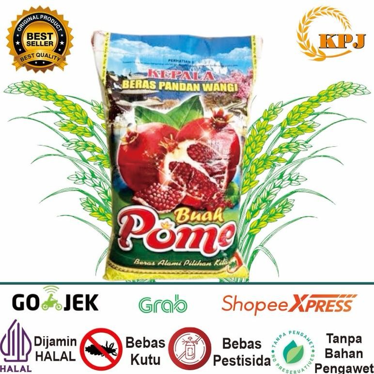 

ready beras pandan wangi cap pome 20kg 10kg murah