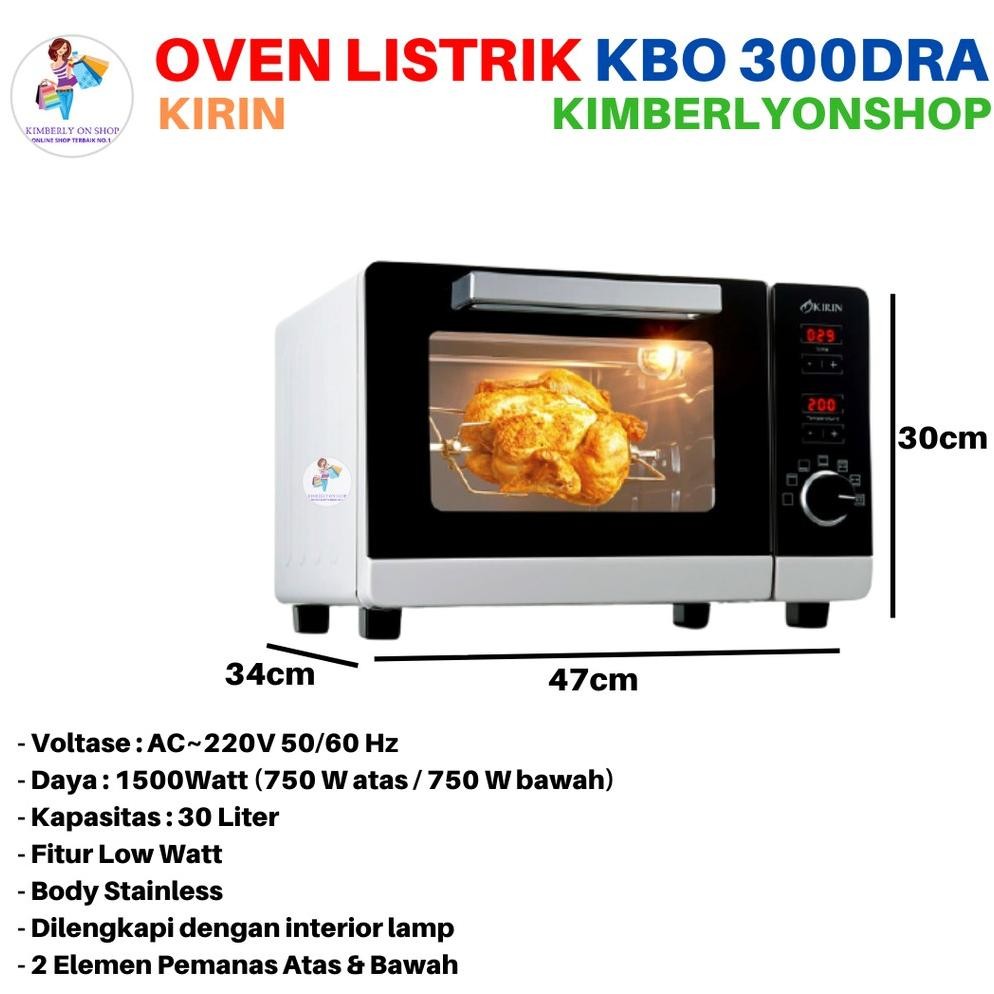 Digital Oven Listrik Low Watt Kbo 300Dra Kirin Viral