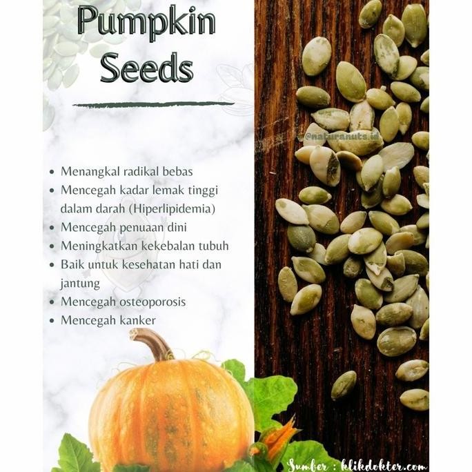 

Promo Pumpkin Seed 1Kg / Biji Labu Camilan Sehat / Pepita