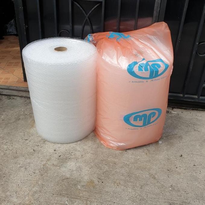 

ready stock Bubble Wrap 50m x 60cm CLEAR (Bungkus ORANGE)