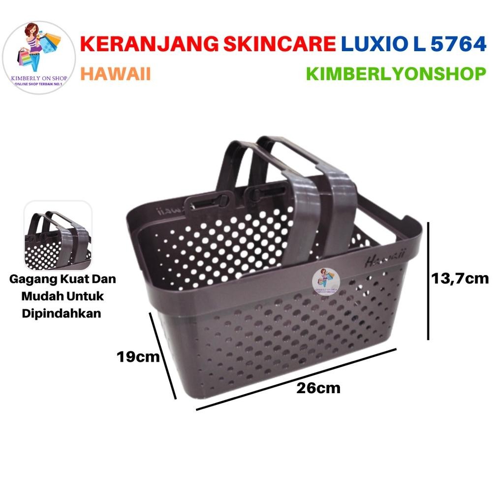Keranjang Serbaguna Luxio L Keranjang Skincare Hawaii 5764 Stock