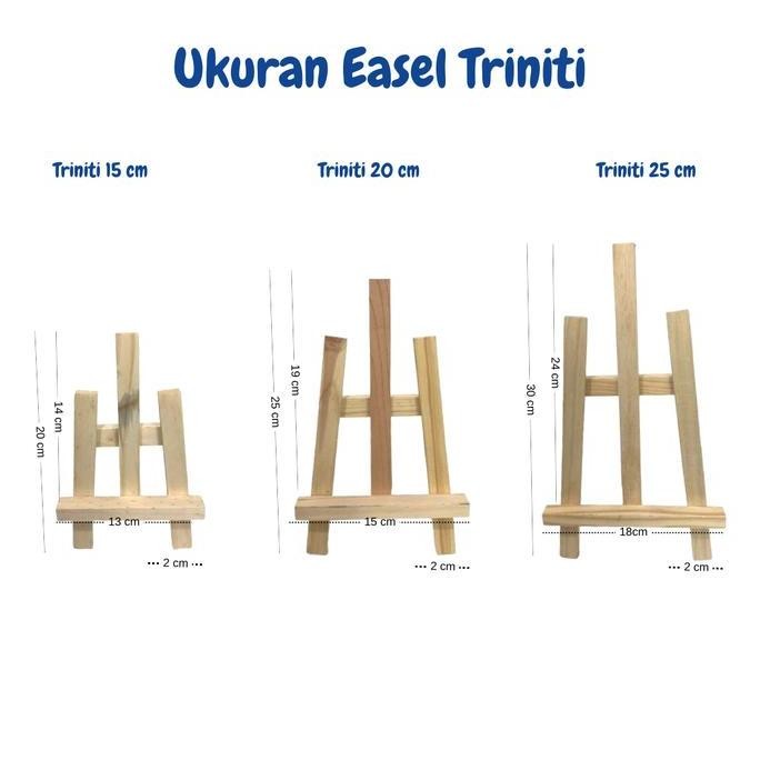

ready Painting Stand Easel Lukis Mini Kayu Standing Frame Canvas Melukis