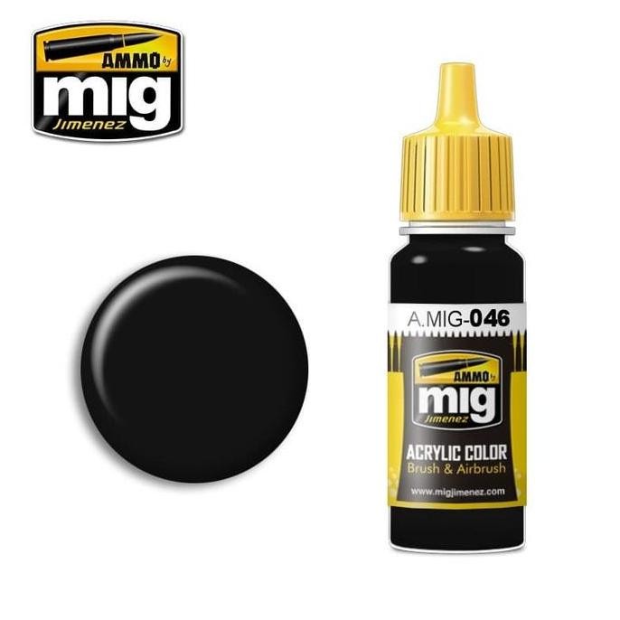 

ready AMIG0046 : MATT BLACK color - AMMO Acrylic Paint