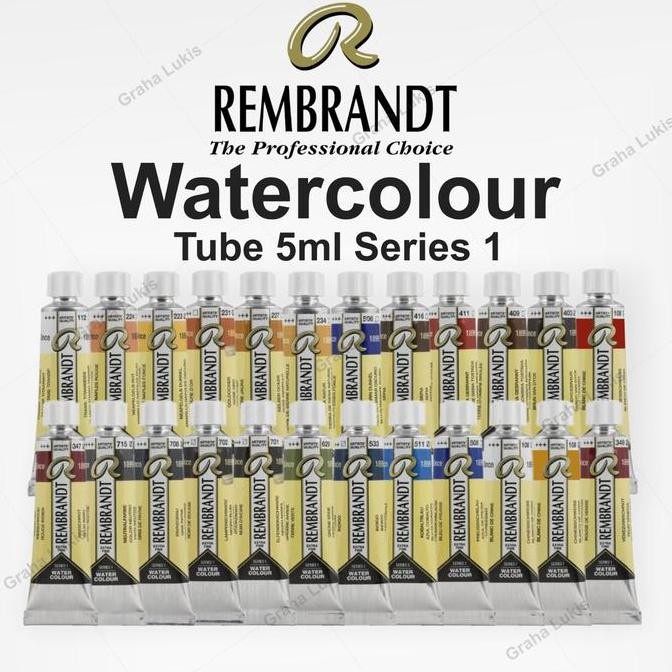 

ready Rembrandt Water Colour Tube 5ml Series 1