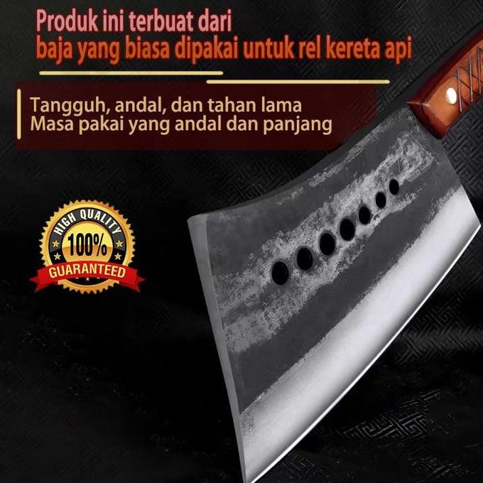 Promo Pisau Tulang & Daging Buatan Sendiri Produk Ini Terbuat Dari Baja Rel Kereta Api Yang Kuat Dan