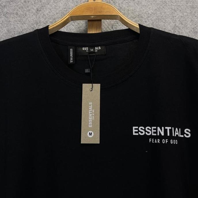 baru TEE T-SHIRT KAOS BAJU ESSENTIALS LOGO BINTANG PREMIUM FULL TAG & LABEL murah
