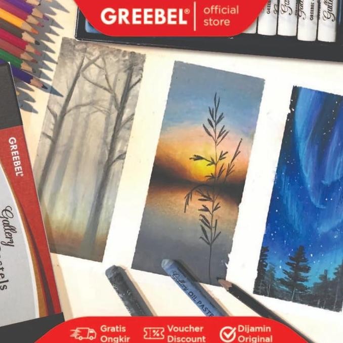 

ready Greebel Artist Oil Pastel Crayon 72C / Crayon Greebel 72 warna