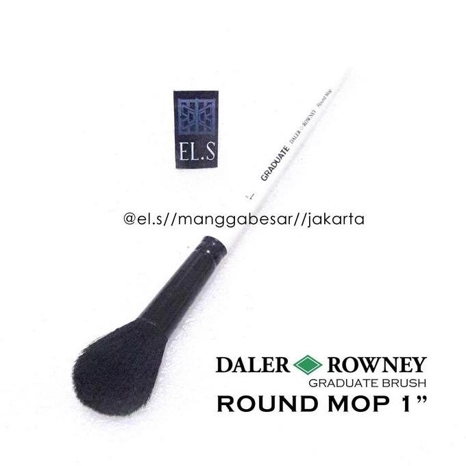 

ready Daler Rowney Graduate Brush Round Mop 1" (Kuas Lukis)